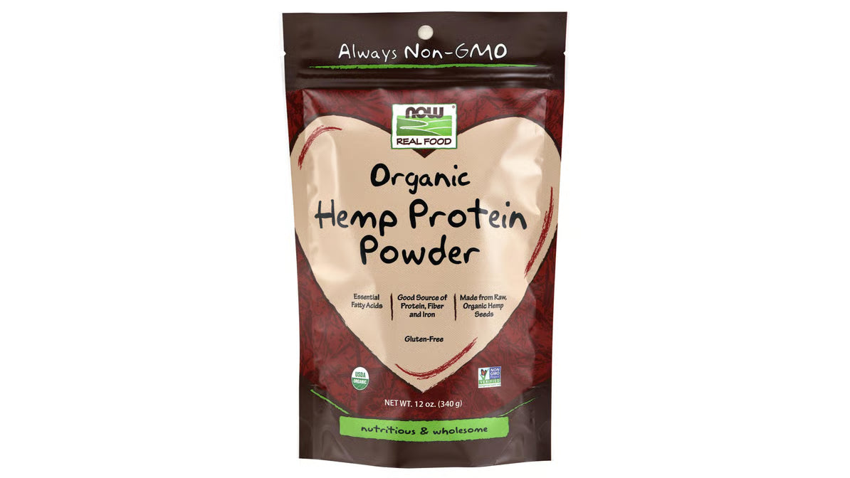 NOW ORGANIC HEMP PROTEIN 12 OZ