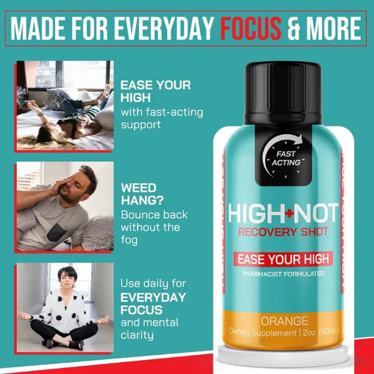 High-Not THC Recovery Shot - Regular Strength Orange