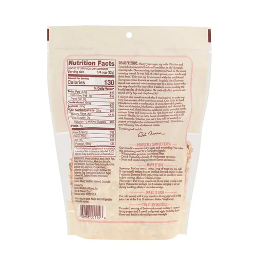Fruit & Seed Muesli Cereal 14 oz-Cereal-AlchePharma