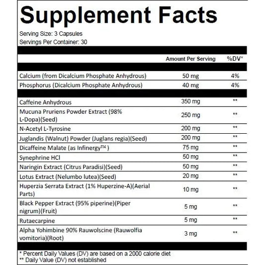 bioAMP'd 90 Capsules - Nootropic Brain Fuel-Brain-AlchePharma