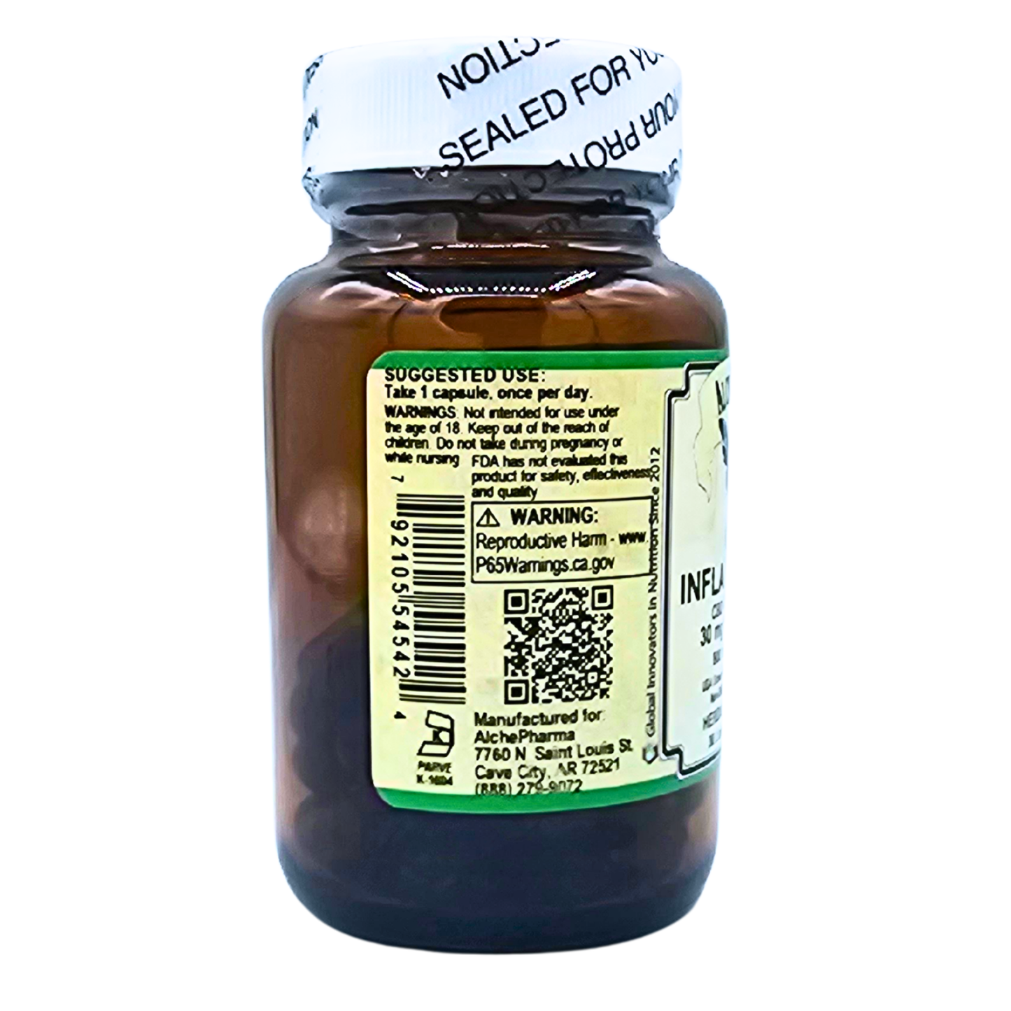 CBD Infla Soother - CBD + Herbal Blend - 30 Liquid Filled Capsules
