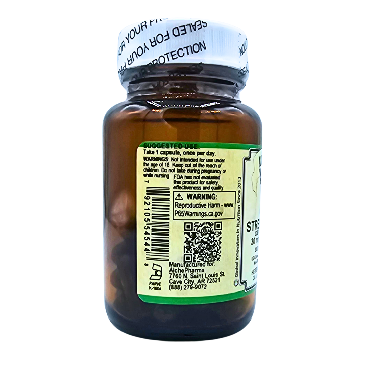 CBD Stress Adapt - CBD + Herbal Blend - 30 Liquid Filled Capsules