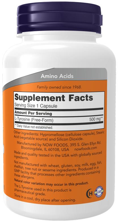 L-Tyrosine 500 mg Capsules