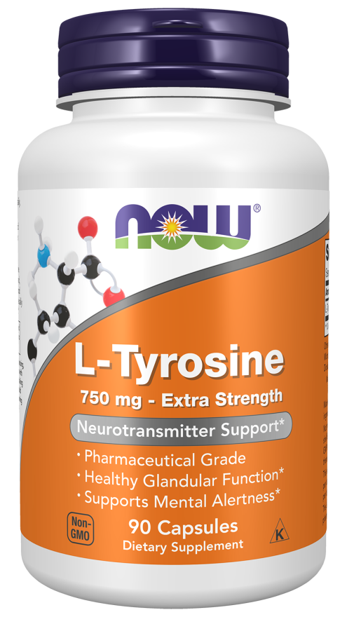 L-Tyrosine 750 mg, Extra Strength Capsules