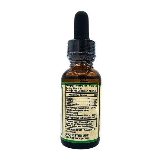 CBD Tincture - Broad Spectrum Hemp Extract