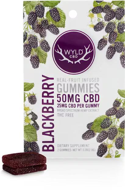 Blackberry CBD Gummies - 25 Mg Per Gummy