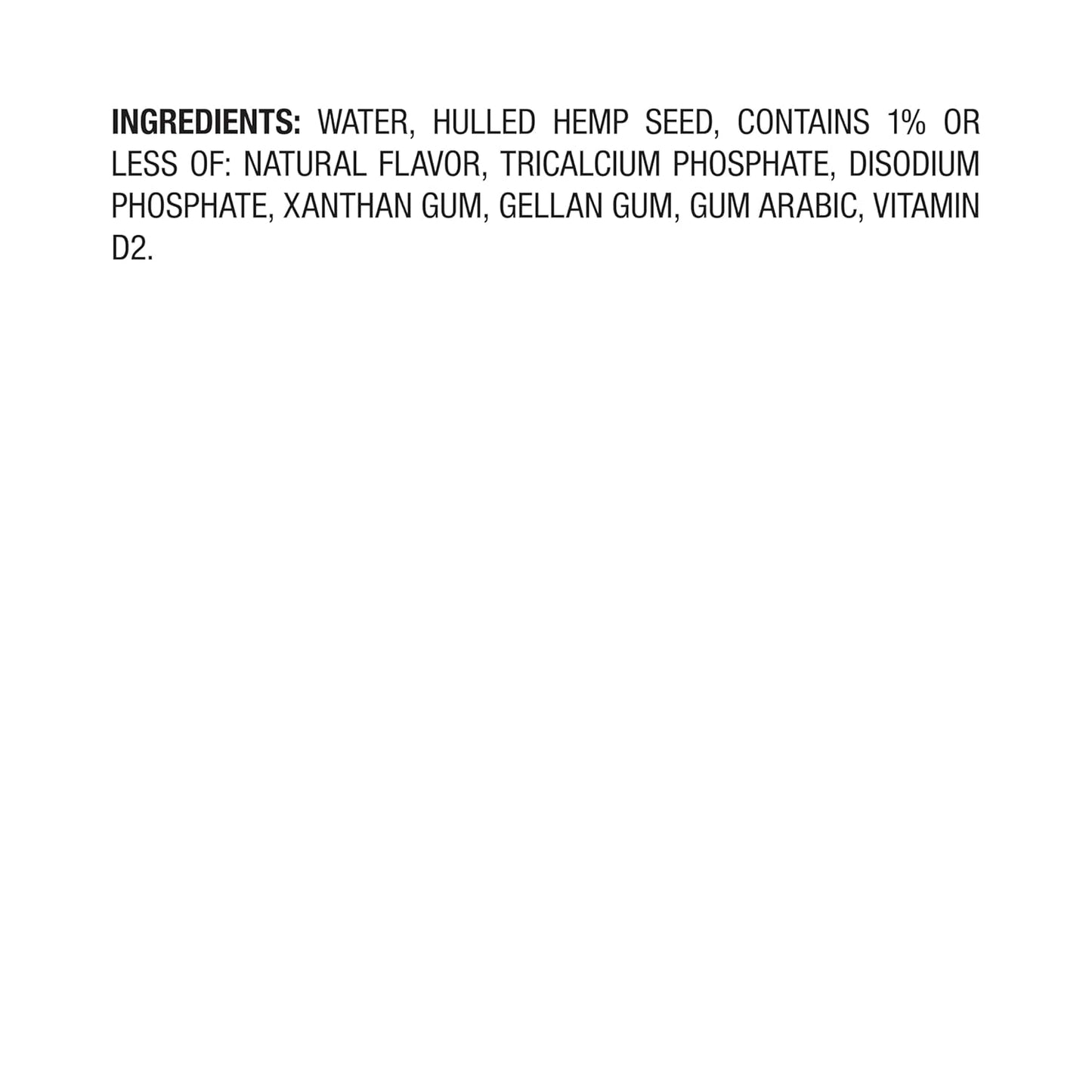 Pacific Foods Unsweetened Vanilla Hemp Milk, Plant Based Milk, 32 oz