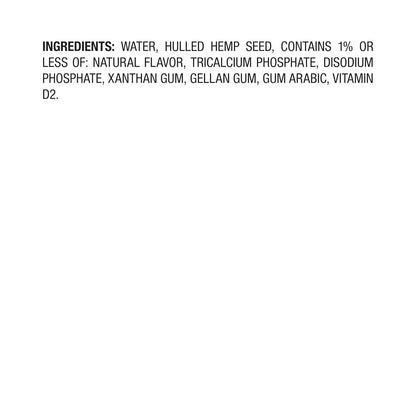 Pacific Foods Unsweetened Vanilla Hemp Milk, Plant Based Milk, 32 oz