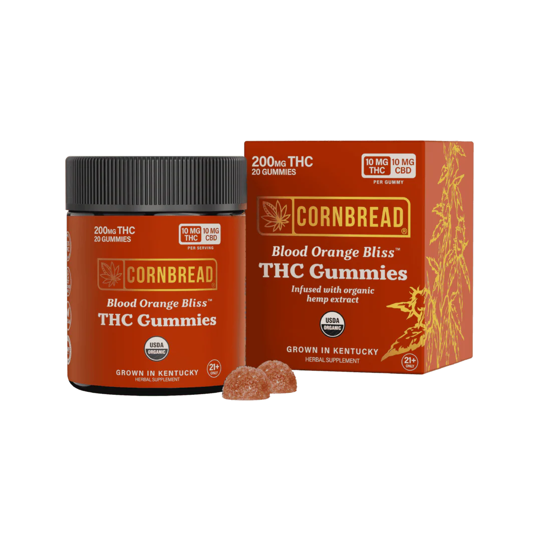 Cornbread Hemp CBD Gummies 10mg CBD/10mg THC