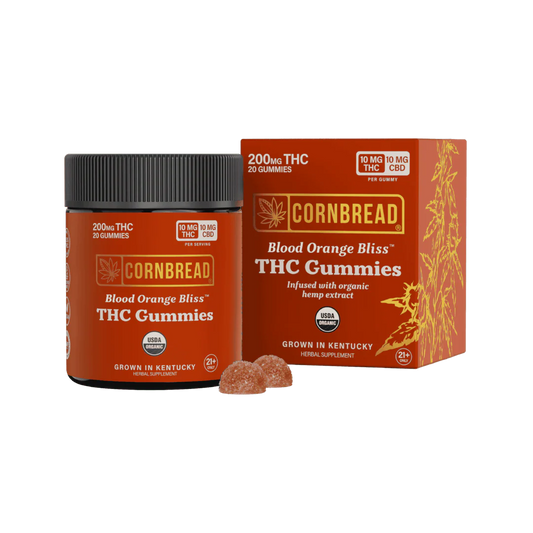 Cornbread Hemp CBD Gummies 10mg CBD/10mg THC