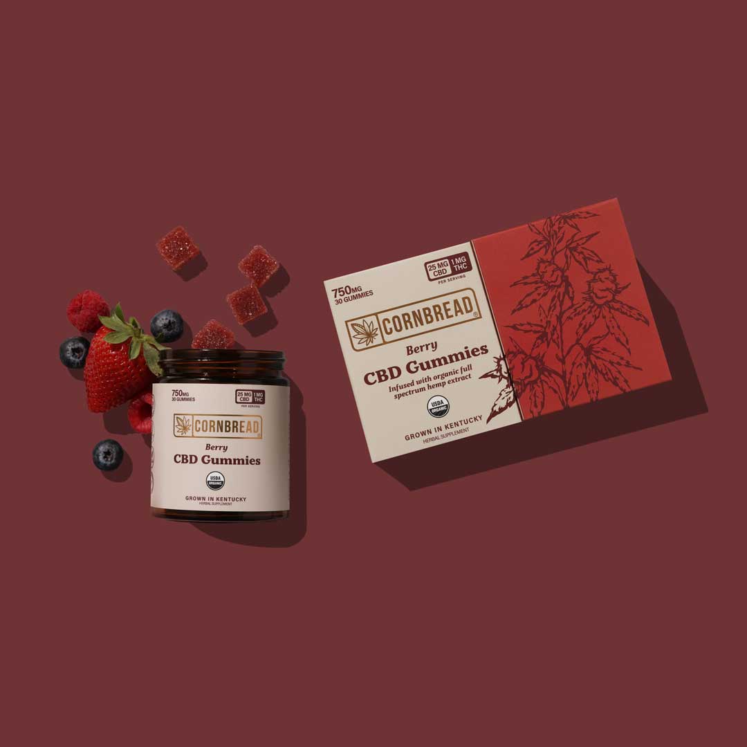 Cornbread Hemp Sleep CBD Berry Gummies 50mgCBD,2mgTHC
