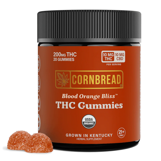 Cornbread Hemp CBD Gummies 10mg CBD/10mg THC