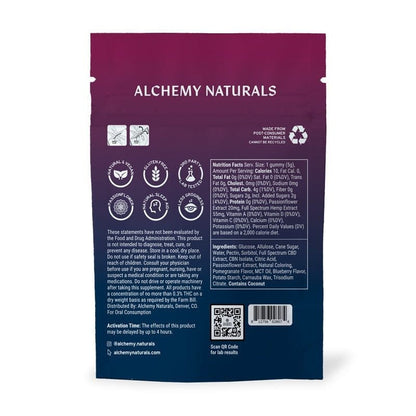 Sleepy CBD+CBN Gummies Pomegranate Blueberry 60Count