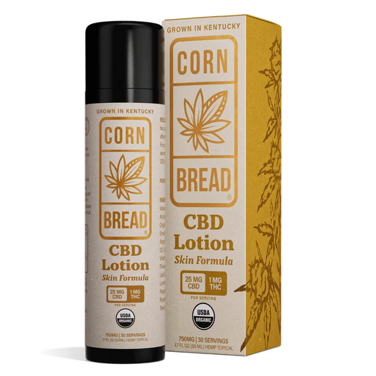 Cornbread Hemp CBD Lotion Skin Formula 25 to 1