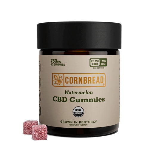 Cornbread Hemp CBD Gummies Watermelon Full Spectrum 30ct