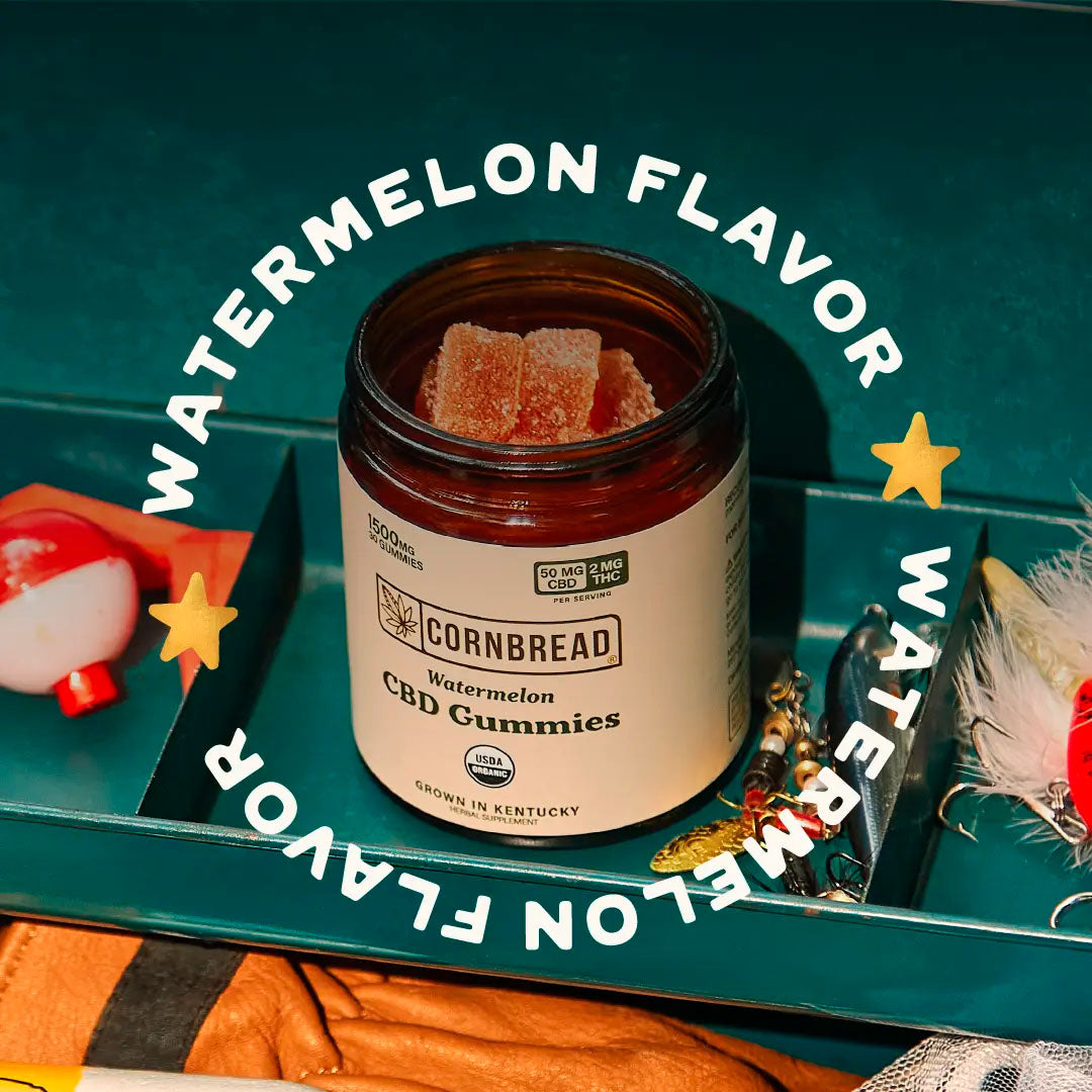 Cornbread Hemp CBD Gummies Watermelon Full Spectrum 30ct