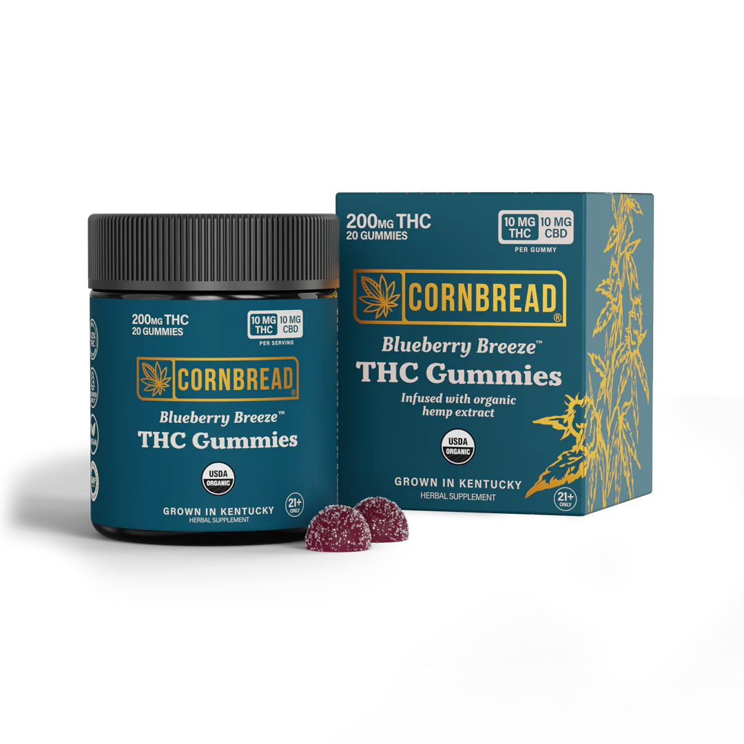 Cornbread Hemp CBD Gummies 10mg CBD/10mg THC