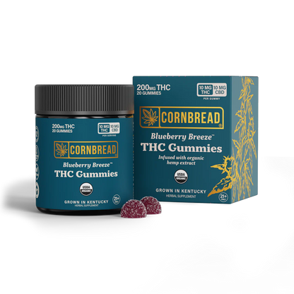 Cornbread Hemp CBD Gummies 10mg CBD/10mg THC