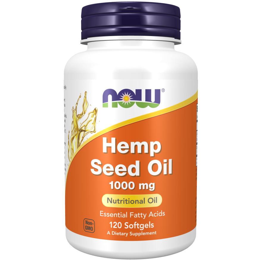 Hemp Seed Oil 1000 mg Softgels-Nutritional Oils-AlchePharma
