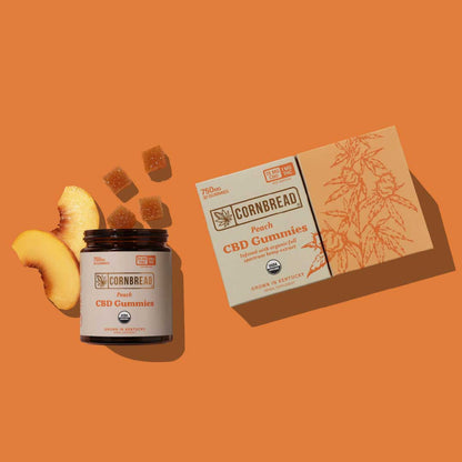 Cornbread Hemp CBD Gummies - Peach