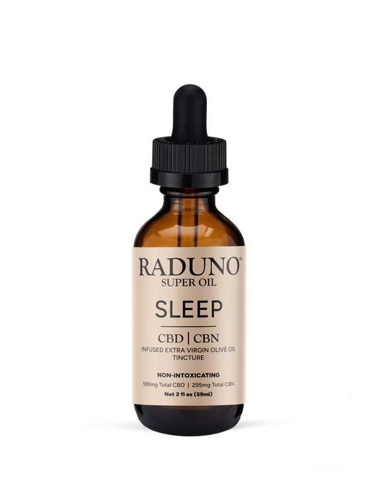 SLEEP - CBD | CBN Infused Extra Virgin Olive Oil Tincture - 4 Fl. Oz.
