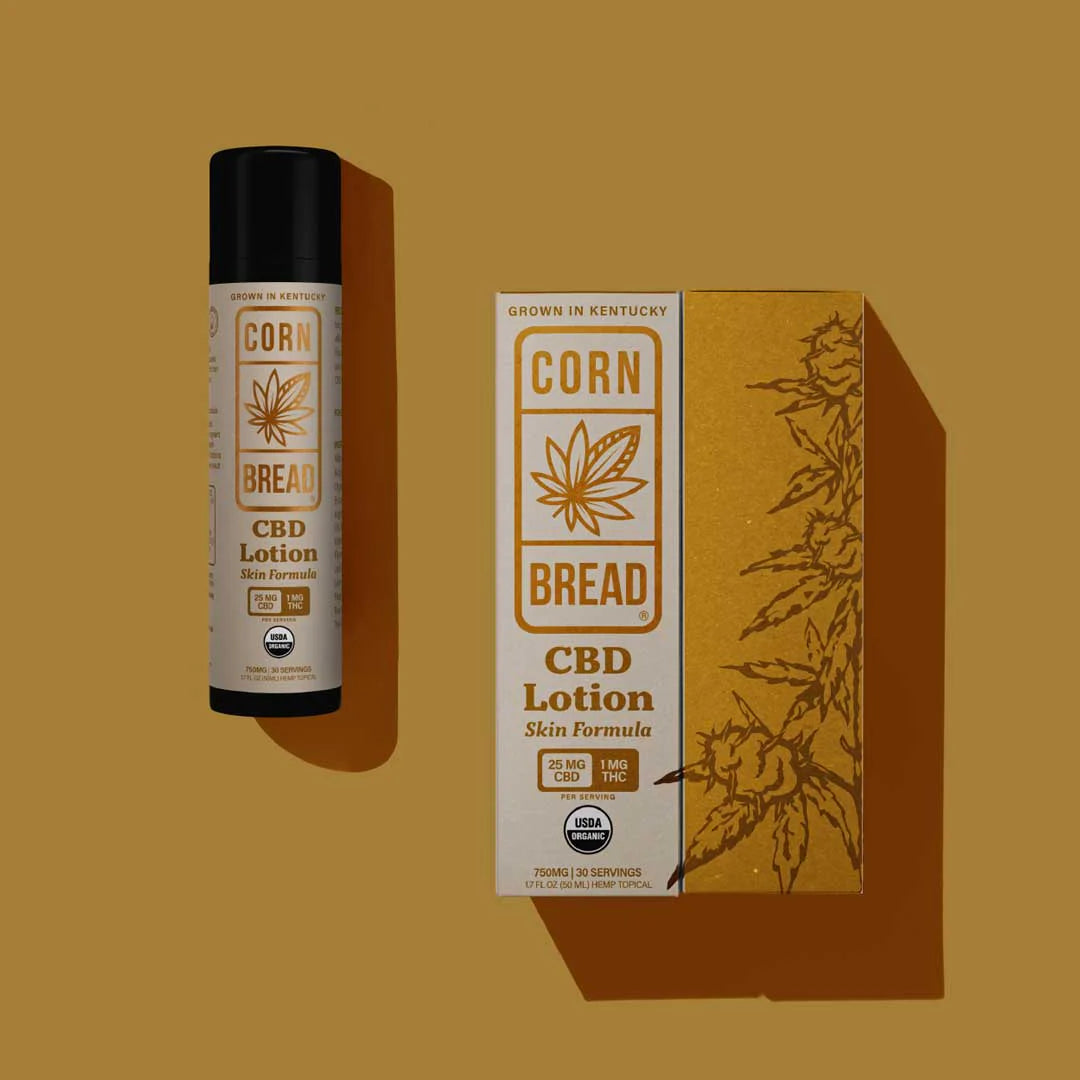 Cornbread Hemp CBD Lotion Skin Formula 25 to 1