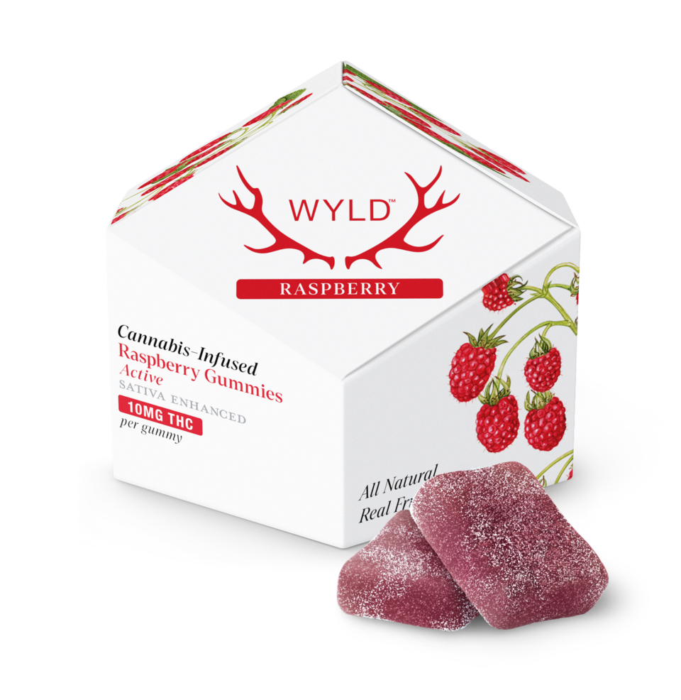 WYLD CBD GUMMIES RASPBERRY 50MG