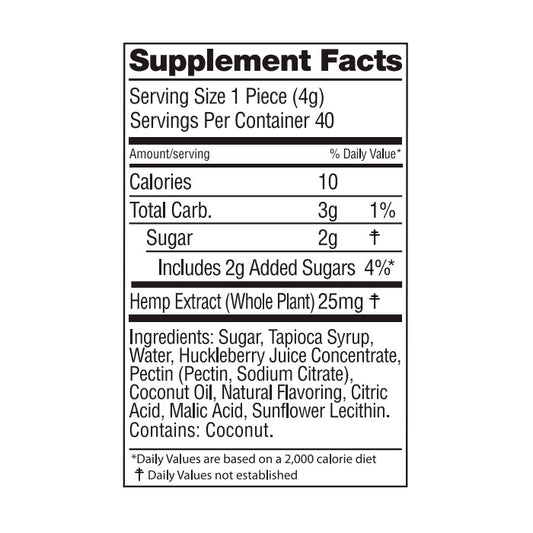 WYLD CBD Huckleberry CBD Gummies