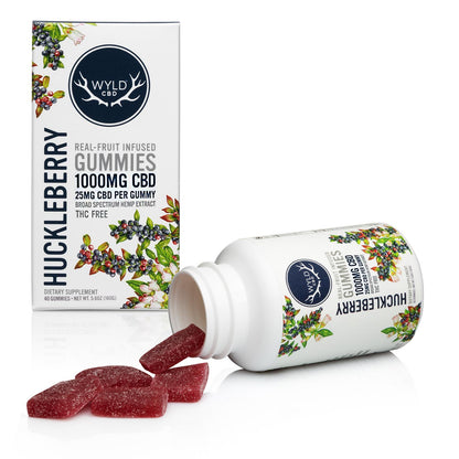 WYLD CBD Huckleberry CBD Gummies