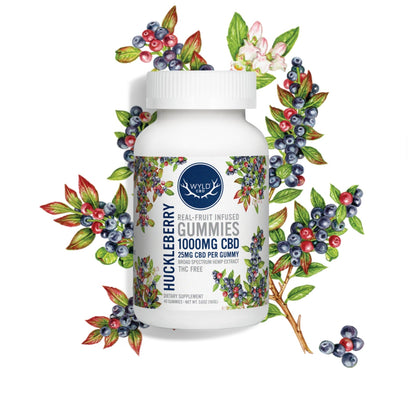 WYLD CBD Huckleberry CBD Gummies