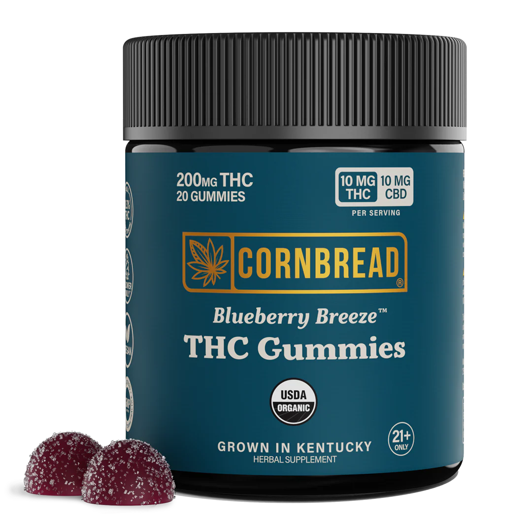 Cornbread Hemp CBD Gummies 10mg CBD/10mg THC