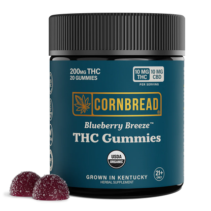 Cornbread Hemp CBD Gummies 10mg CBD/10mg THC