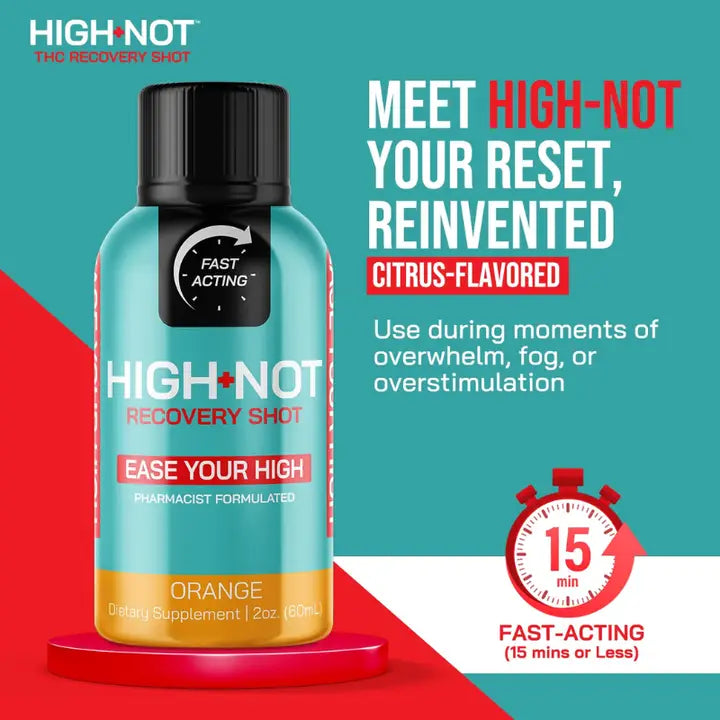 High-Not THC Recovery Shot - Regular Strength Orange