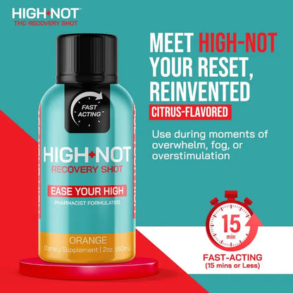 High-Not THC Recovery Shot - Regular Strength Orange