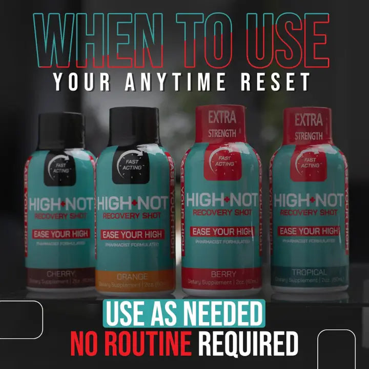 High-Not THC Recovery Shot - Regular Strength Orange