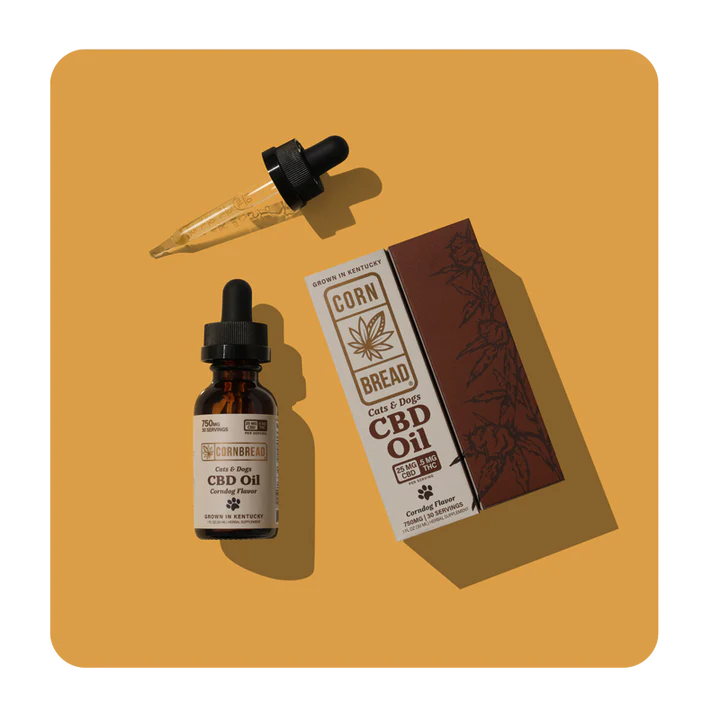 Cornbread Cats & Dogs CBD Oil (Corndog Flavor)