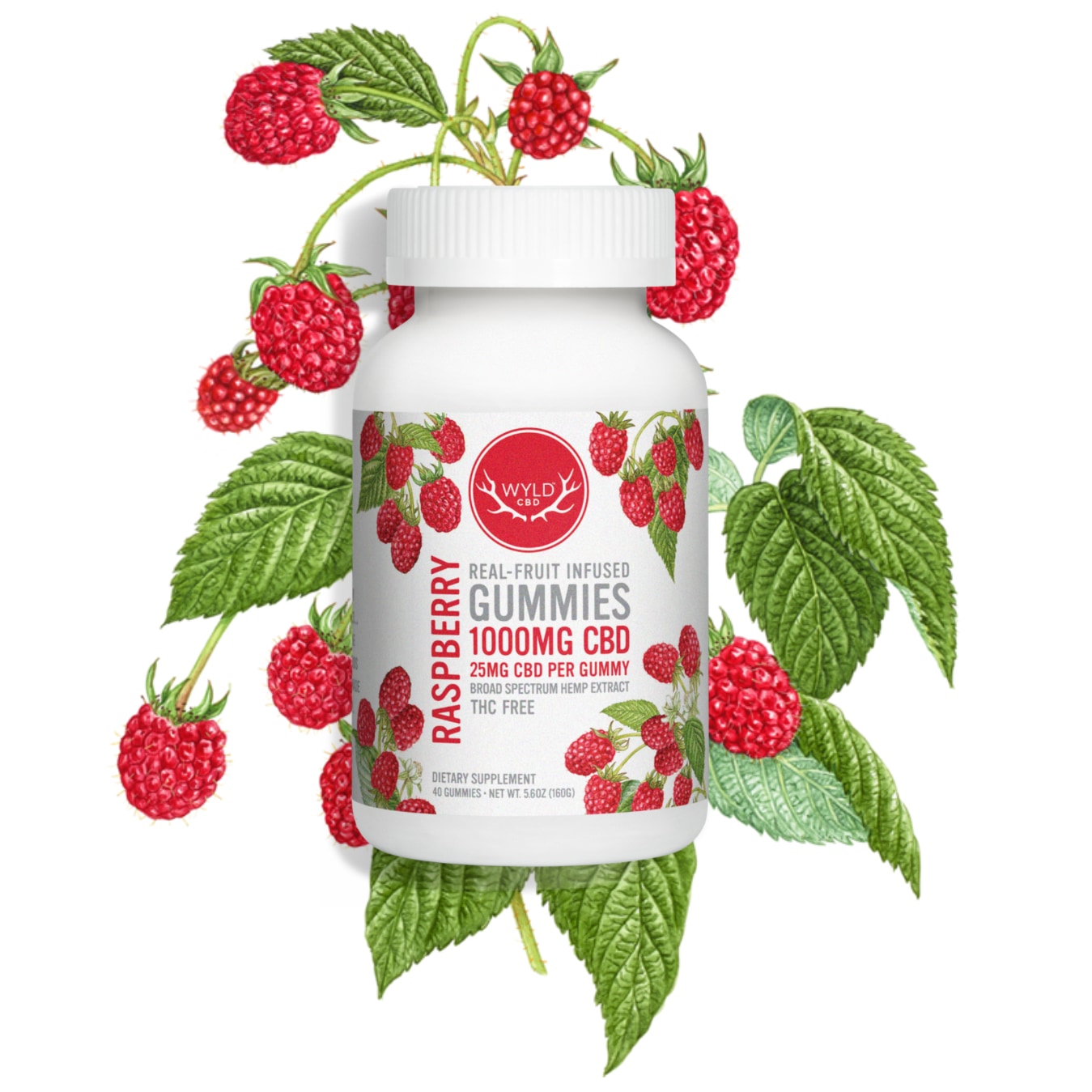 WYLD CBD-Raspberry CBD Gummies
