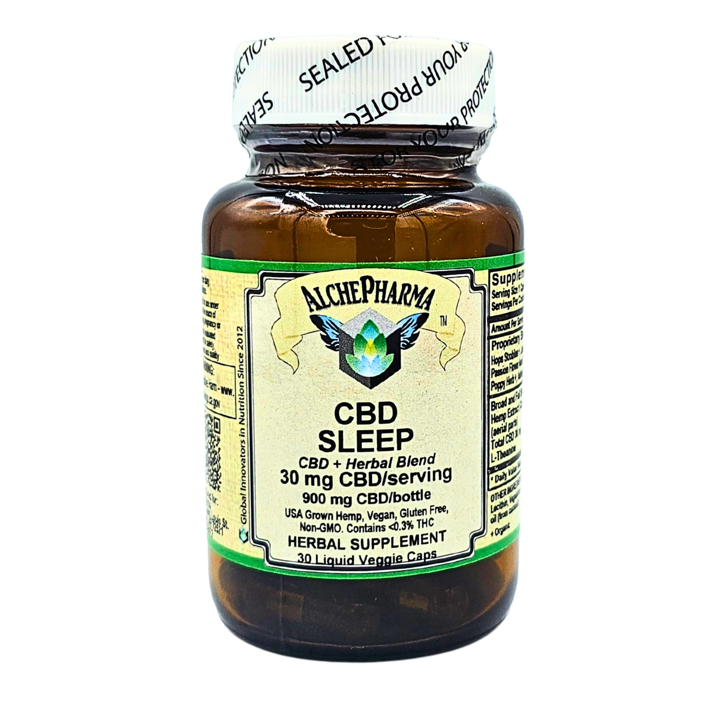 CBD Ache-Comfort - CBD + Herbal Blend - 30 Liquid Filled Capsules