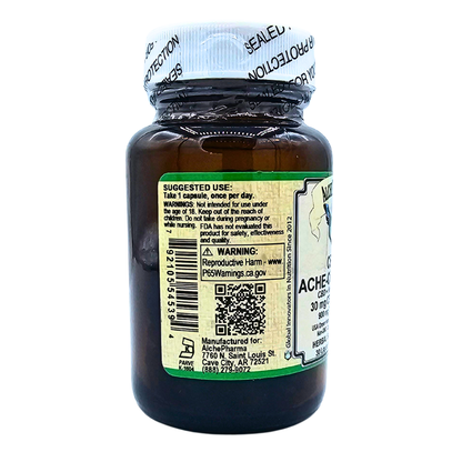 CBD Ache-Comfort - CBD + Herbal Blend - 30 Liquid Filled Capsules
